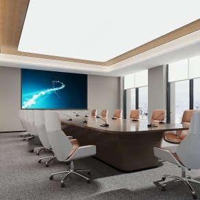 现代简约会议室3D模型下载